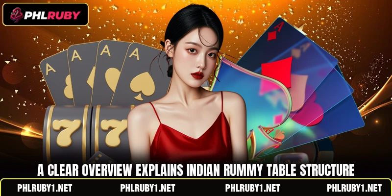 A clear overview explains Indian Rummy table structure
