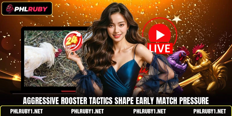 Aggressive rooster tactics shape early match pressure