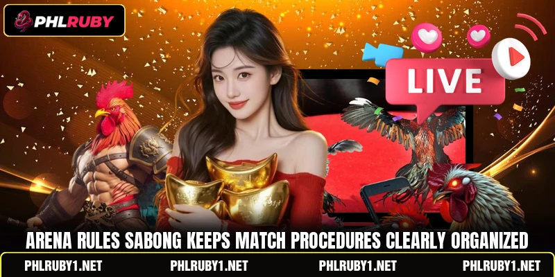 Arena rules sabong keeps match procedures clearly organized
