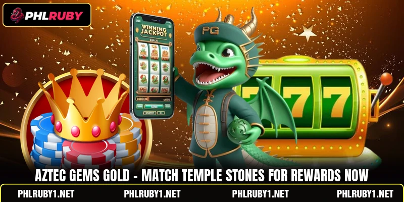 Aztec Gems Gold - Match Temple Stones For Rewards Now