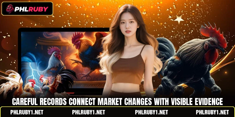 Careful records connect market changes with visible evidence