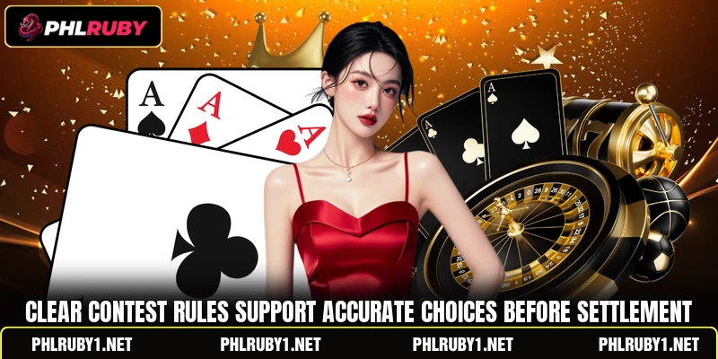 Clear contest rules support accurate choices before settlement