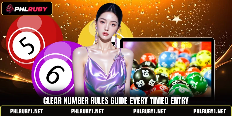 Clear number rules guide every timed entry