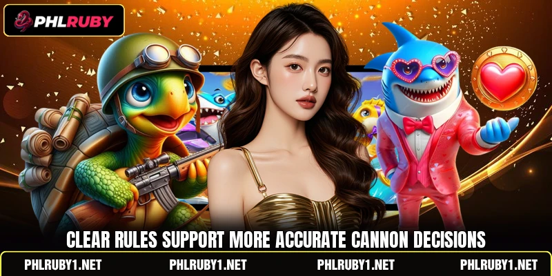 Clear rules support more accurate cannon decisions