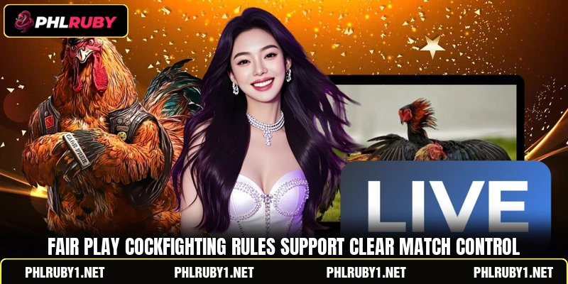 Fair play cockfighting rules support clear match control