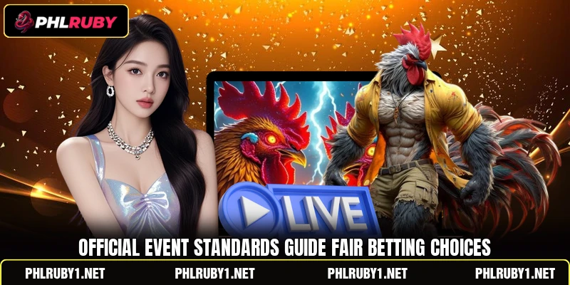 Official event standards guide fair betting choices
