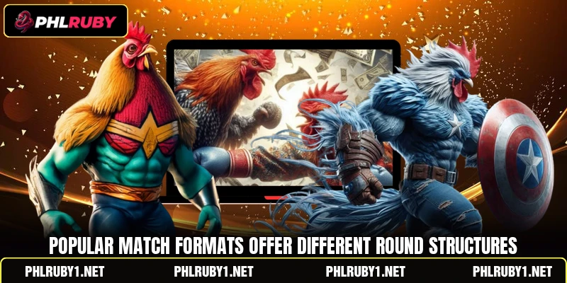Popular match formats offer different round structures