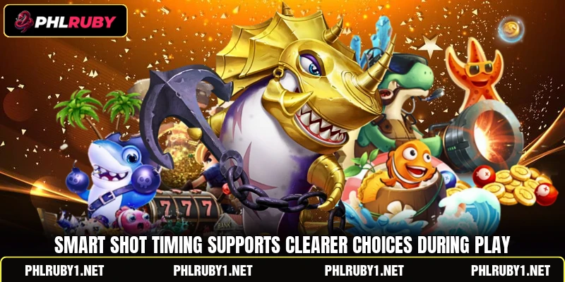 Smart shot timing supports clearer choices during play