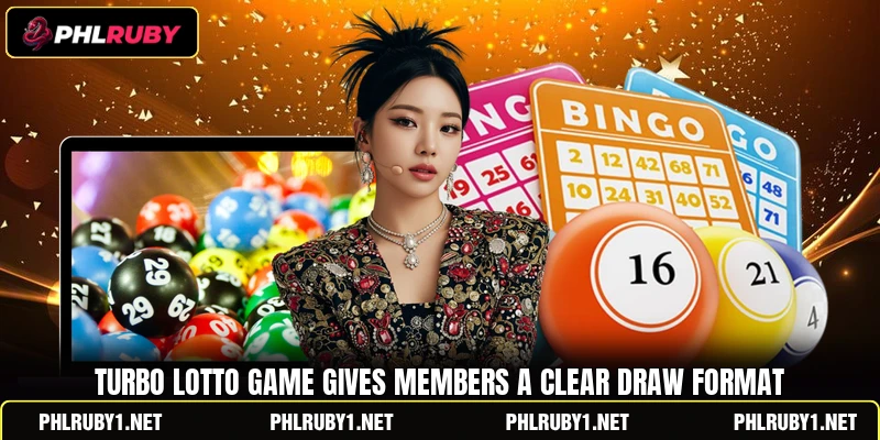 Turbo Lotto Game gives members a clear draw format
